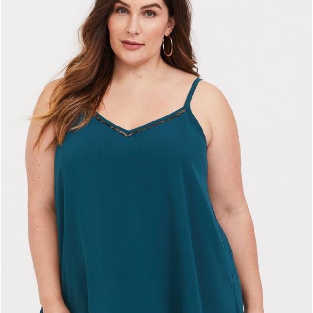 Torrid Chiffon sequin cami